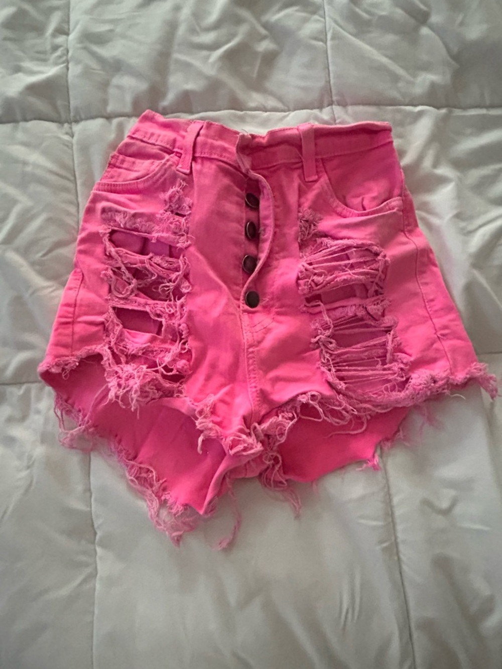 Hot Pink Fashion, Nova High Waisted Shorts